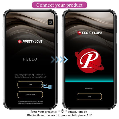 Pretty love - nymph uovo vibrante app controllato lila