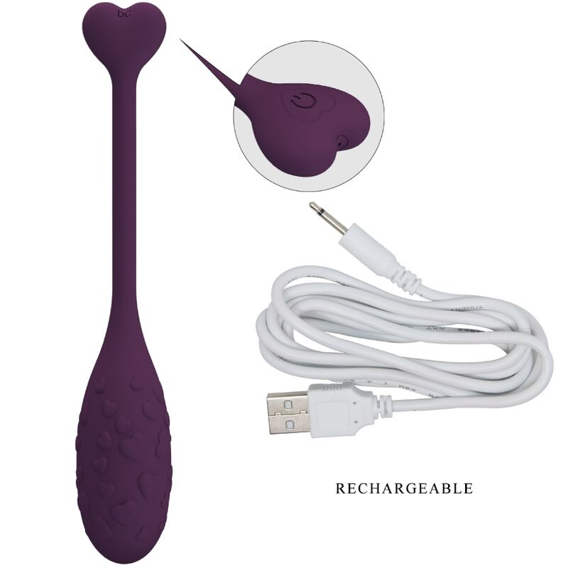 Pretty love - fisherman uovo vibrante lila controllato da app