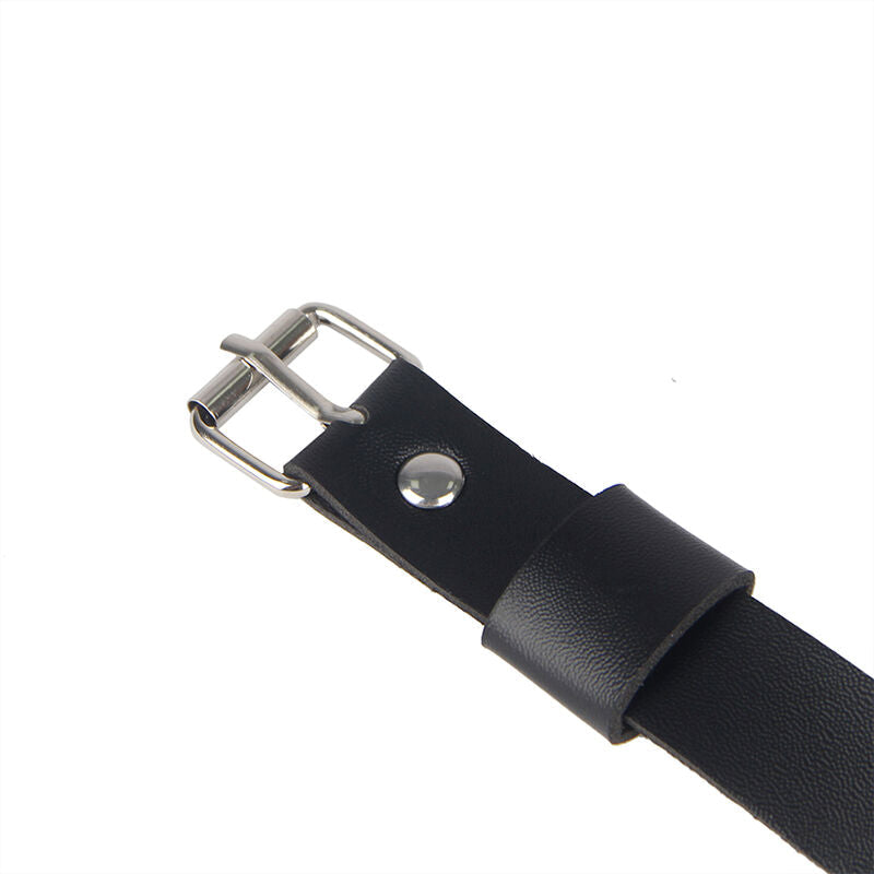 Subblime - catena in pelle per gambe nera taglia unica