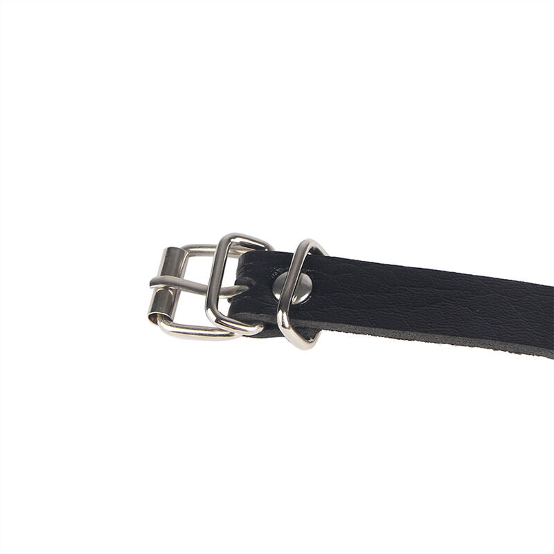 Subblime - anello in pelle catena ??cintura nera taglia unica