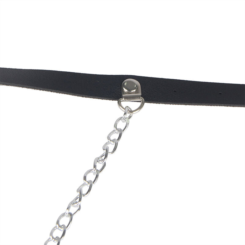 Subblime - cintura in pelle nera taglia unica