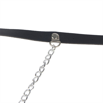 Subblime - cintura in pelle nera taglia unica