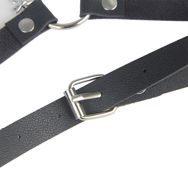 Subblime - cintura in pelle nera taglia unica