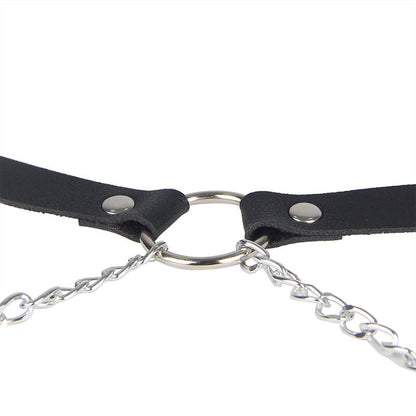 Subblime - cintura in pelle nera taglia unica