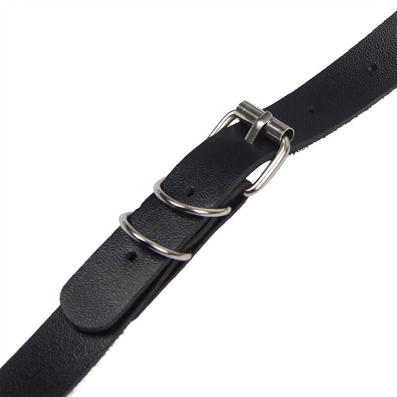 Subblime - imbracatura completa con fibbie in pelle nera taglia unica