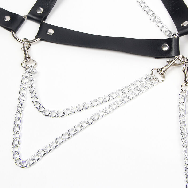 Subblime - reggiseno imbracatura con catena dettaglio taglia unica