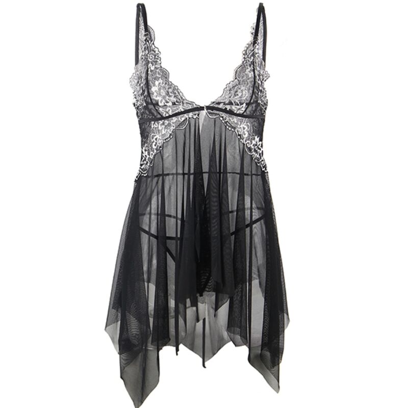 Subblime - babydoll in tessuto tulle pizzo s/m