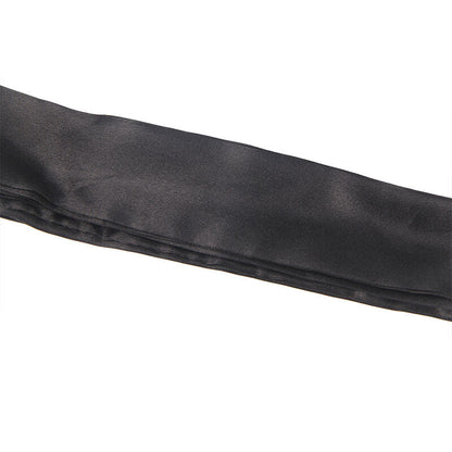 Subblime - vestaglia in tessuto trasparente con dettagli in pizzo nero s/m