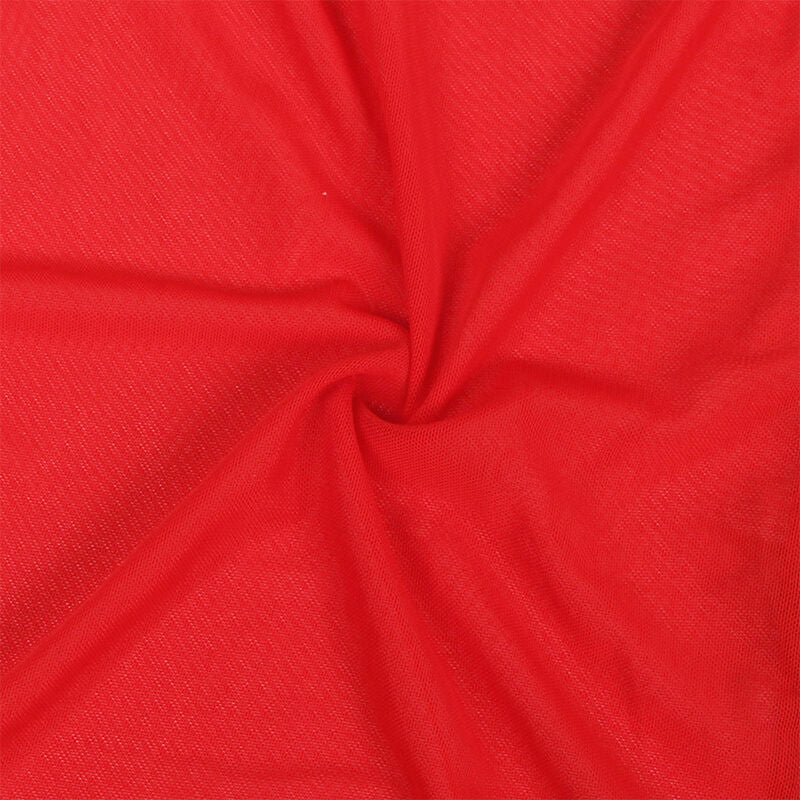 Subblime - vestaglia in tessuto trasparente con dettagli in pizzo rosso l/xl