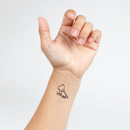 Secret play - set di 10 tatuaggi temporanei della collezione candy