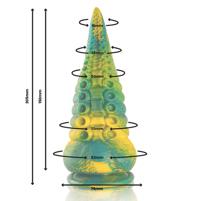 Epic - dildo tentacolo verde cetus di grandi dimensioni