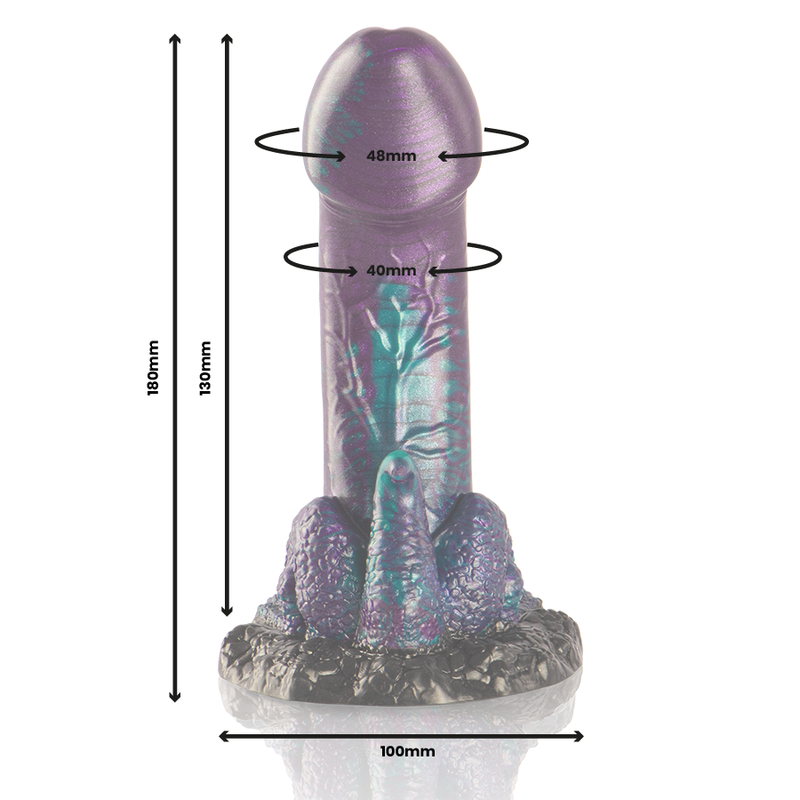 Epic - dildo basilisco doppio piacere scale taglia piccola
