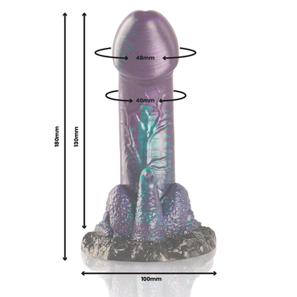 Epic - dildo basilisco doppio piacere scale taglia piccola