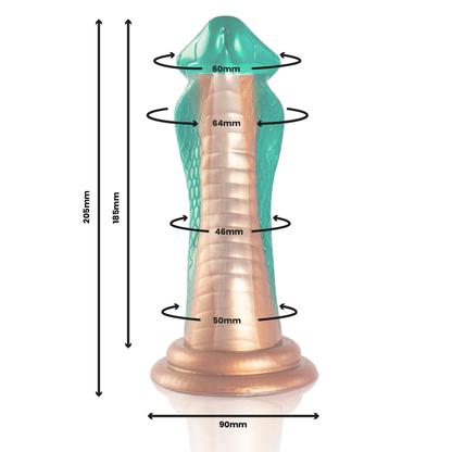 Epic - dildo pitone cobra verde