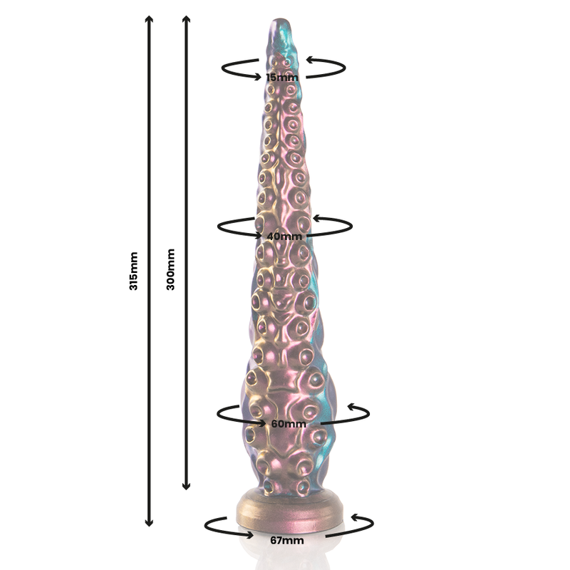 Epic - dildo con tentacolo fine di caribdi dimensioni grandi