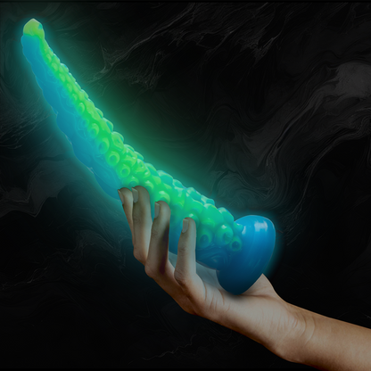 Epic - dildo fluorescente con tentacoli sottili di scylla dimensioni grandi