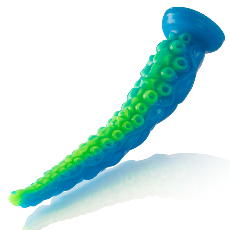 Epic - dildo fluorescente con tentacoli sottili di scylla dimensioni grandi
