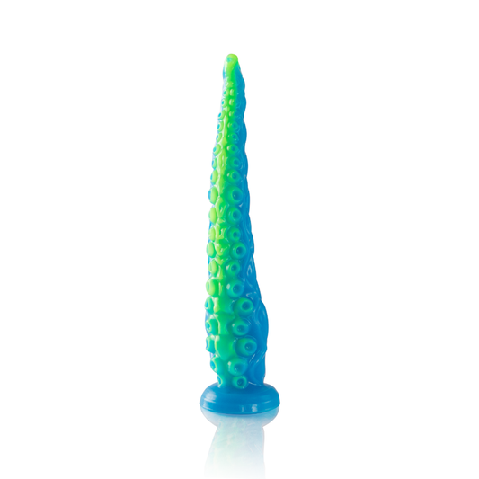 Epic - dildo fluorescente con tentacoli sottili di scylla taglia piccola