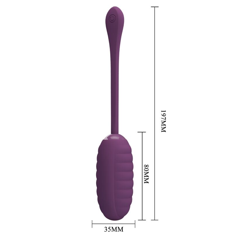 Pretty love - uovo vibrante ricaricabile casper viola