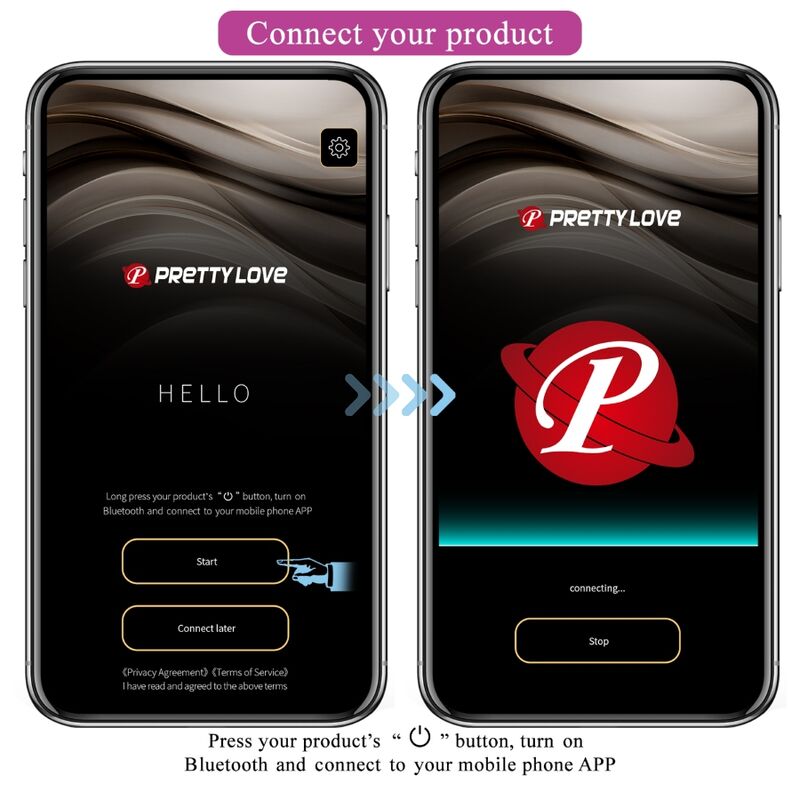Pretty love - uovo vibrante ricaricabile casper viola