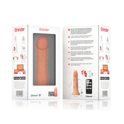 Oninder - dildo vibratore medio bogotã 9 velocitã naturale 20 cm -o- 4.2 cm - app gratuita