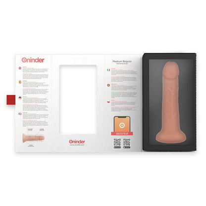 Oninder - dildo vibratore medio bogotã 9 velocitã naturale 20 cm -o- 4.2 cm - app gratuita