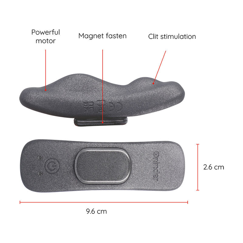 Oninder - vibratore ricaricabile manila panty 9 velocitã 9.6 cm x 2.6 cm - app gratuita