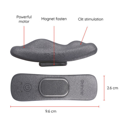 Oninder - vibratore ricaricabile manila panty 9 velocitã 9.6 cm x 2.6 cm - app gratuita