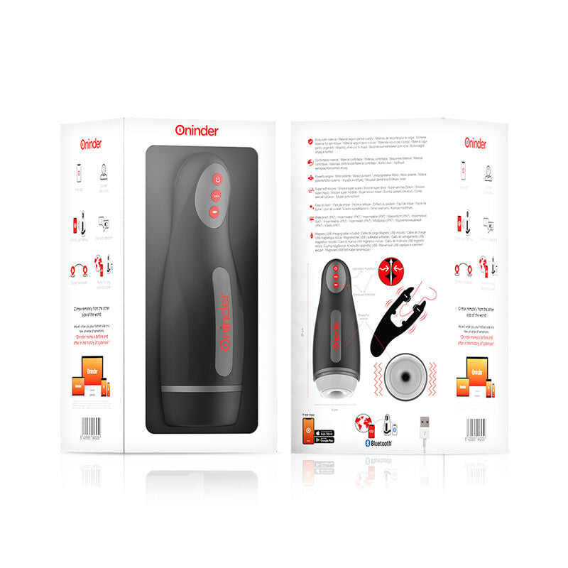 Oninder - masturbatore maschile ricaricabile seoul 10 velocitã - app gratuita