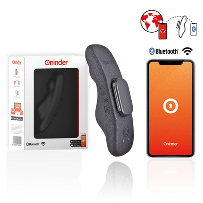 Oninder - vibratore ricaricabile manila panty 9 velocitã 9.6 cm x 2.6 cm - app gratuita