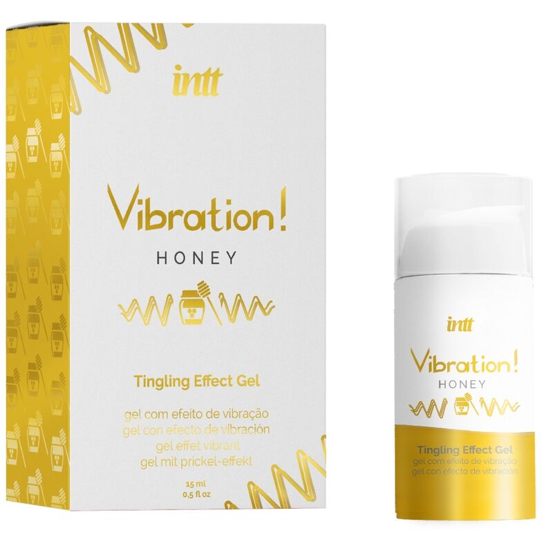Intt - potente gel liquido vibratore al miele stimolante intimo 15 ml