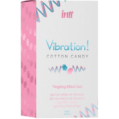 Intt - gel liquido vibratore potente stimolante intimo per zucchero di cotone 15 ml