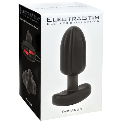 Electrastim - tartarus plug anale quadripolare in silicone nero