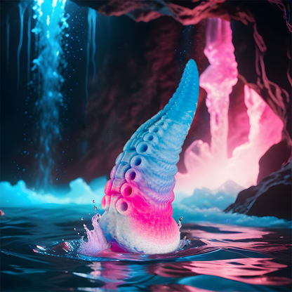 Epic - dildo con tentacoli blu phorcys grande