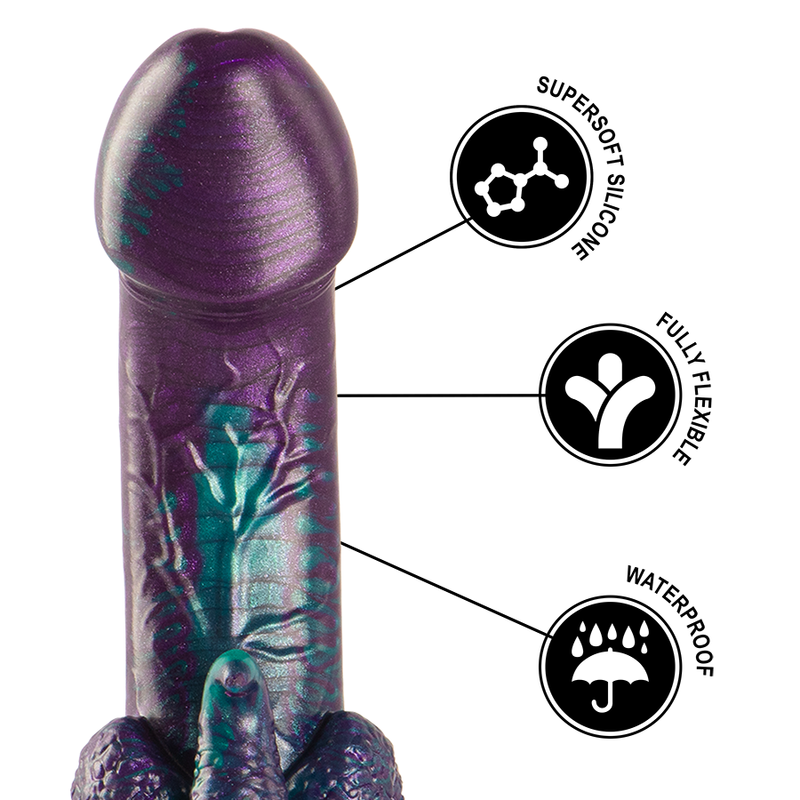 Epic - dildo basilisco doppio piacere scale taglia piccola