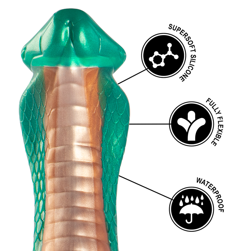 Epic - dildo pitone cobra verde