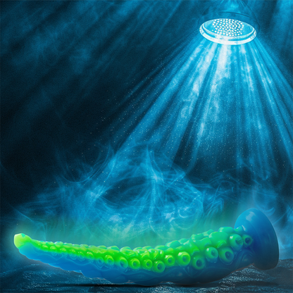Epic - dildo fluorescente con tentacoli sottili di scylla dimensioni grandi
