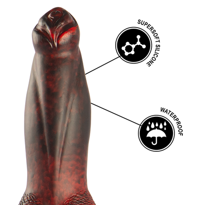 Epic - prometheus dildo titan in fiamme telecomando ricaricabile