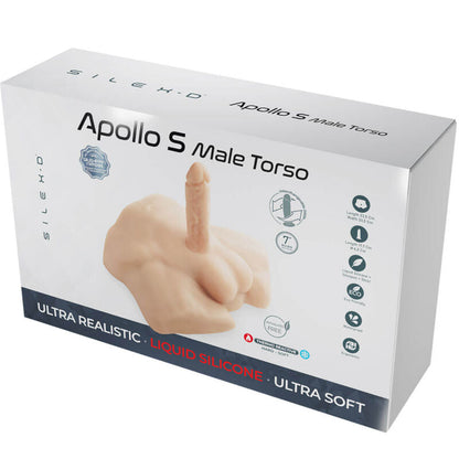 Silexd - Torse inférieur masculin réaliste d'Apollon