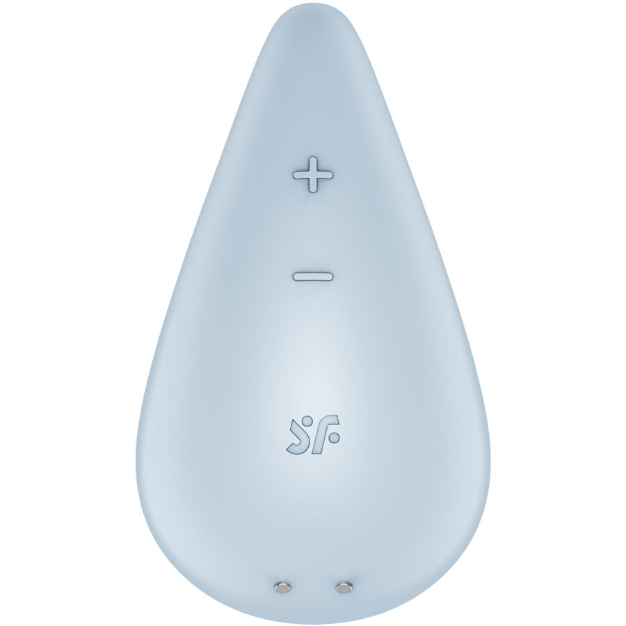 Satisfyer - vibratore goccia di rugiada lay-on blu