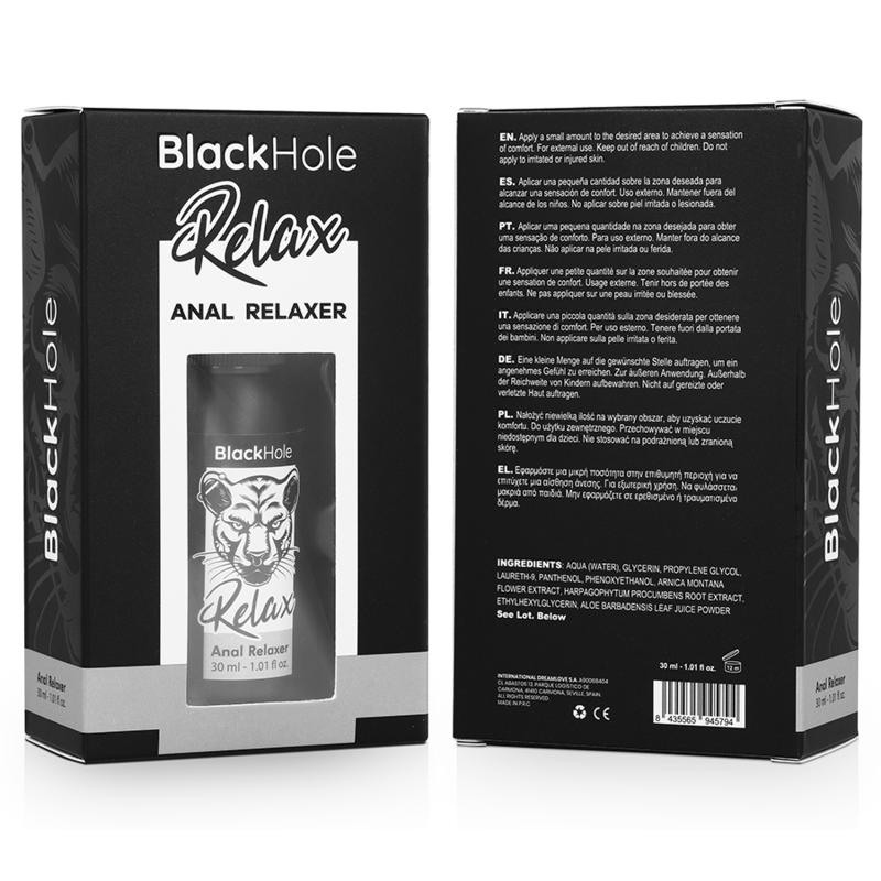 Black hole - rilassante anale spray explorer 30 ml