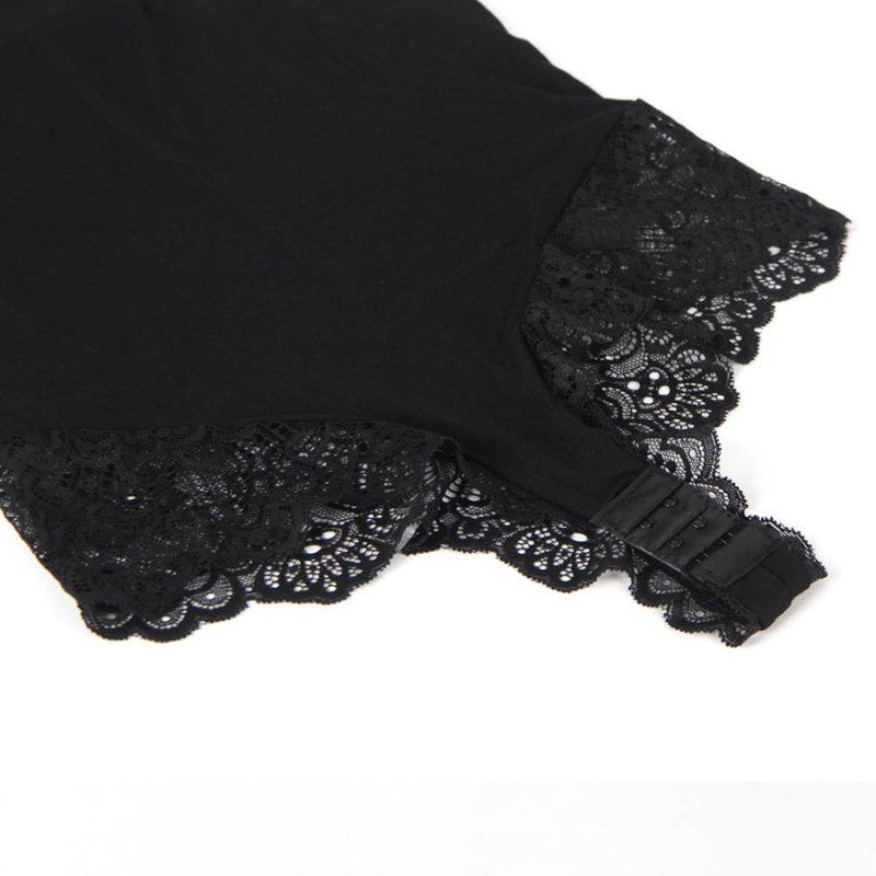 Subblime - orsacchiotto con dettagli in pizzo floreale nero s/m