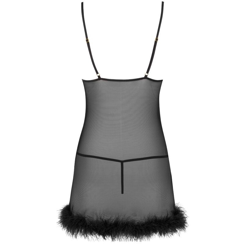 Livco corsetti fashion - set zerunam babydoll + perizoma nero