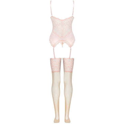 Livco corsetti fashion - set persinne pesca corsetto + slip + calze