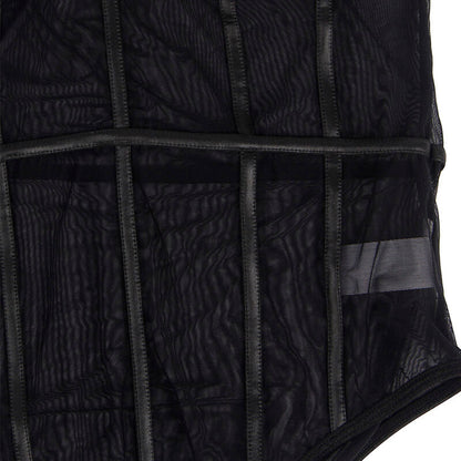 SUBBLIME - BODY CON BRETELLE A CATENA NERA L/XL