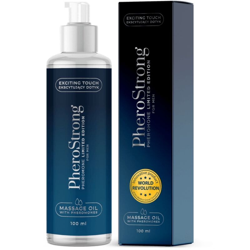 Pherostrong - olio da massaggio edizione limitata per uomini 100 ml