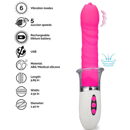 Armony - vibratore liberty e spinta con lingua