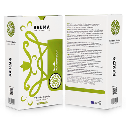 Bruma - vibromasseur liquide ultra-glissant pastèque 15 ml