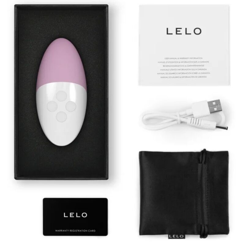 Lelo - massaggiatore per clitoride siri 3 rosa tenero
