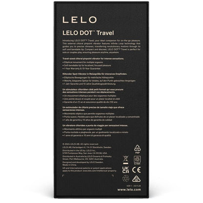 Lelo - dot travel stimolatore clitoride viola